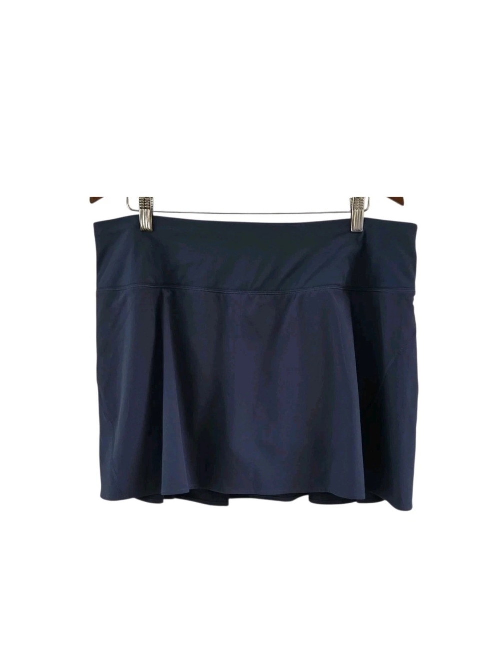 Calia Mid Rise Performance Skort 15' Length Navy Blue Womens Size XL NWT New